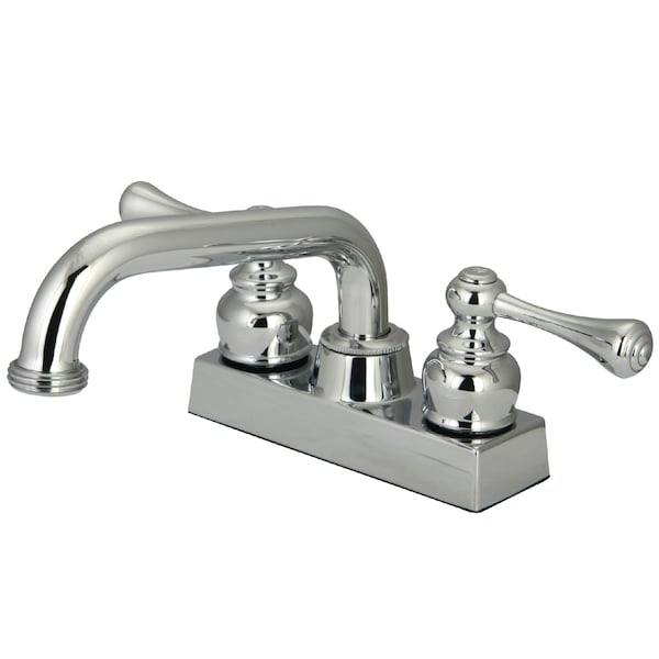 4 in Centerset2-HandleLaundry Faucet, Chrome
